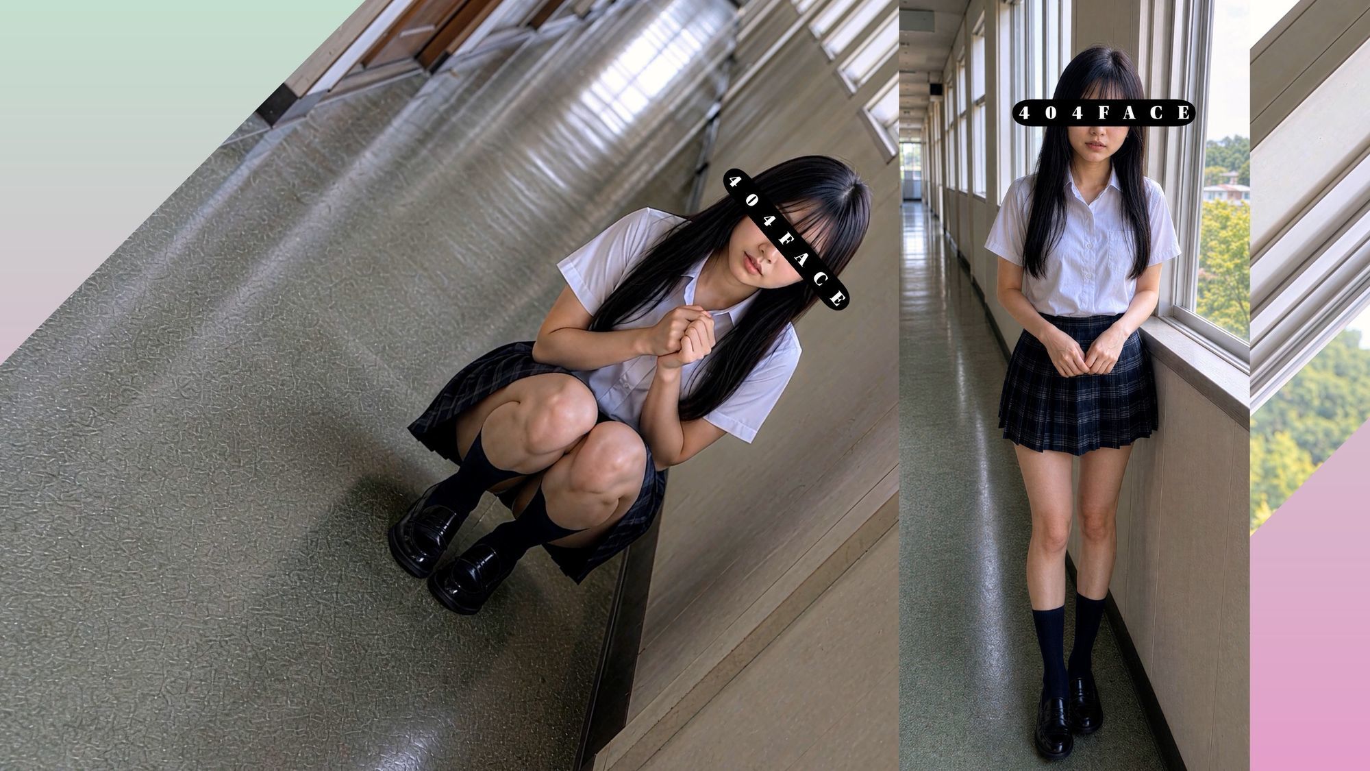 【404FACE】反転世界スキルを使いJK無双してしまうおじさんの世界線！大量顔射☆おまけ込み計36発射☆【4K超高画質動画】Facial Compilation サンプル6ページ目