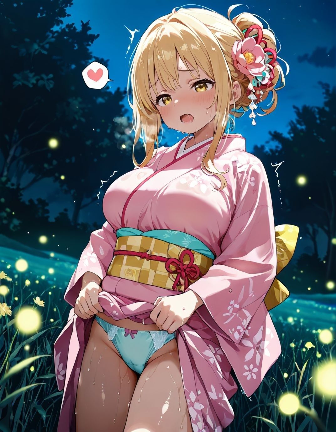 幼馴染と結婚するためにデキ婚狙うことにしました！夏祭りシャーリー編 サンプル2ページ目