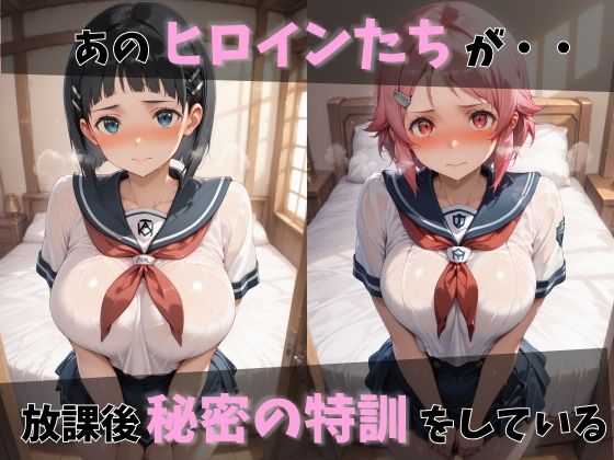 【S●O】放課後ヒロインズす●は/リズ●ット/シ●カ編 サンプル1ページ目