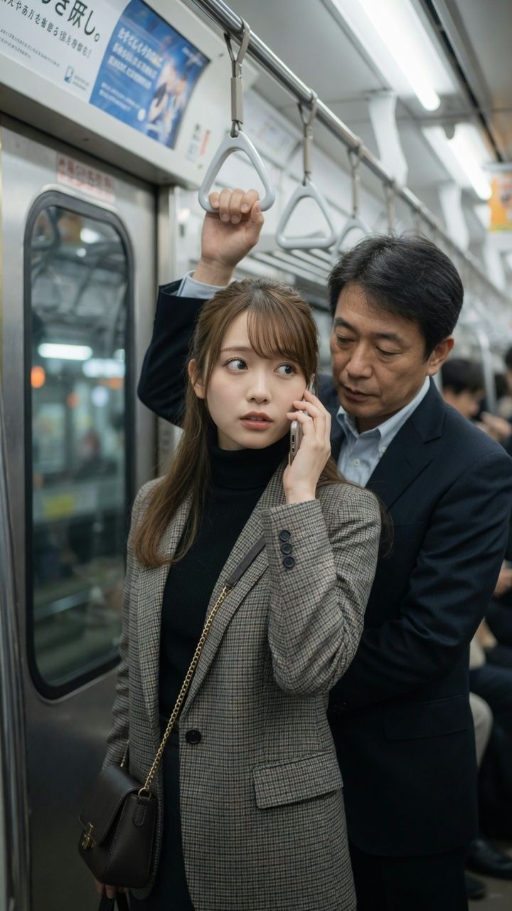 電車で見かけた好みの女性に悪戯 サンプル7ページ目