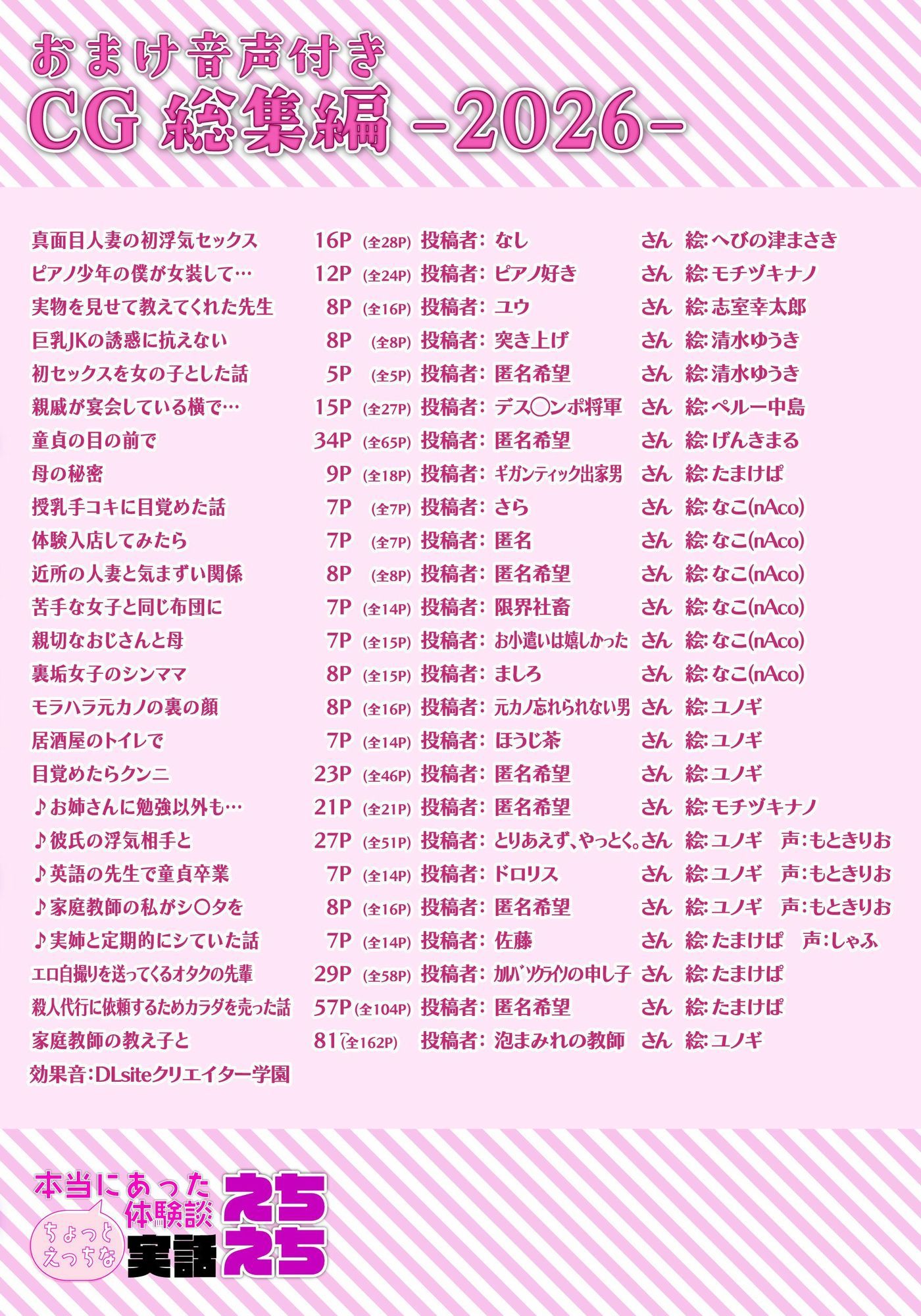 【音声付き】実話えちえちCG総集編2026 サンプル2ページ目