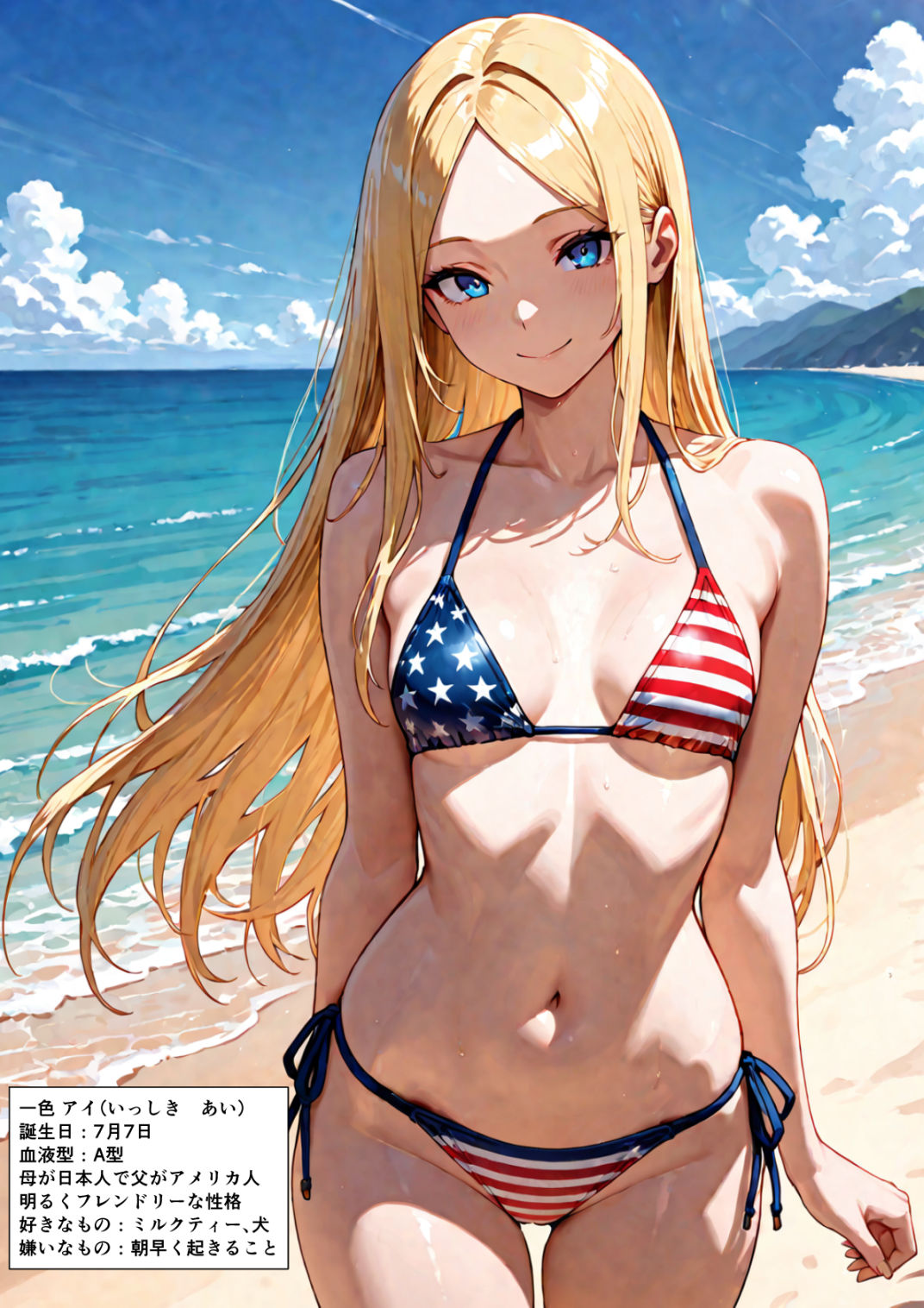 金髪美〇女とやってみた。 サンプル2ページ目