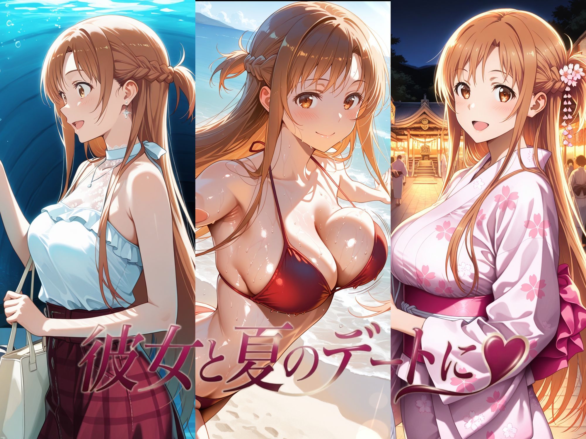 プリンセス夏デート  結〇明日奈 サンプル2ページ目