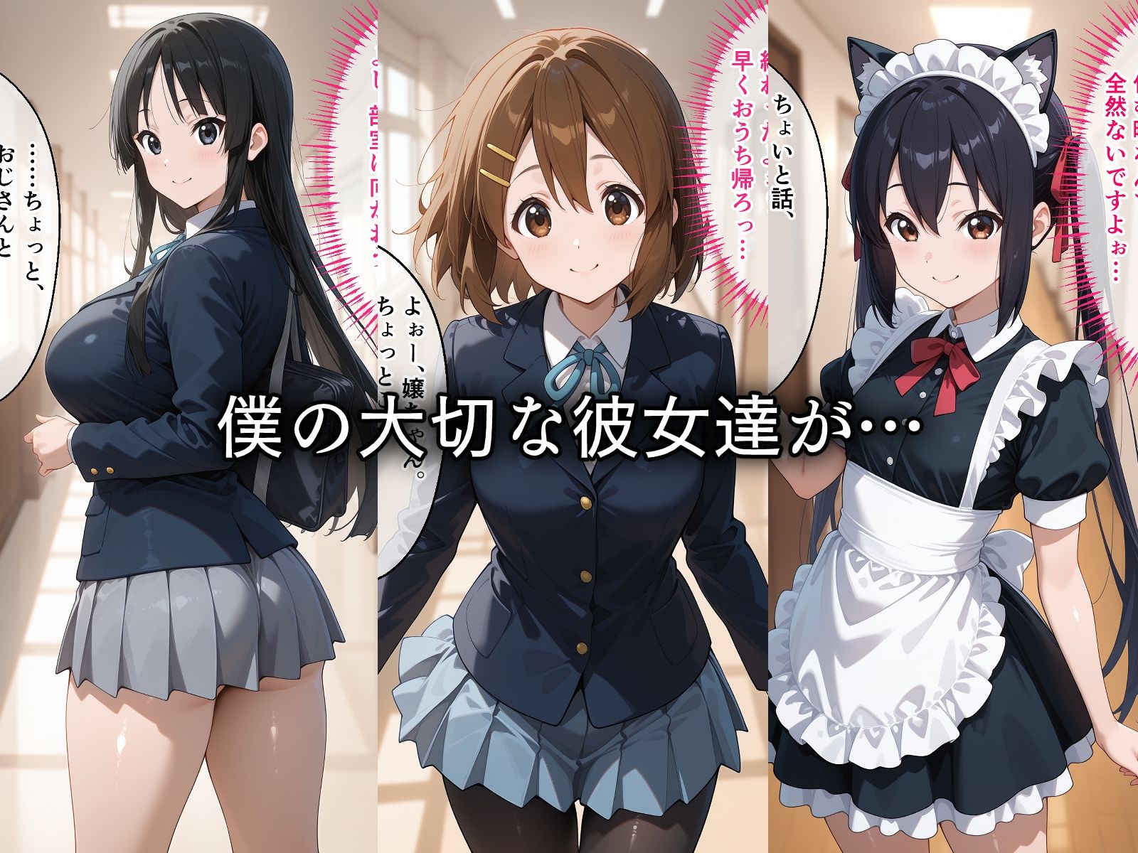 寝取られた軽音部たち〜催〇アプリで種付け完了 サンプル1ページ目