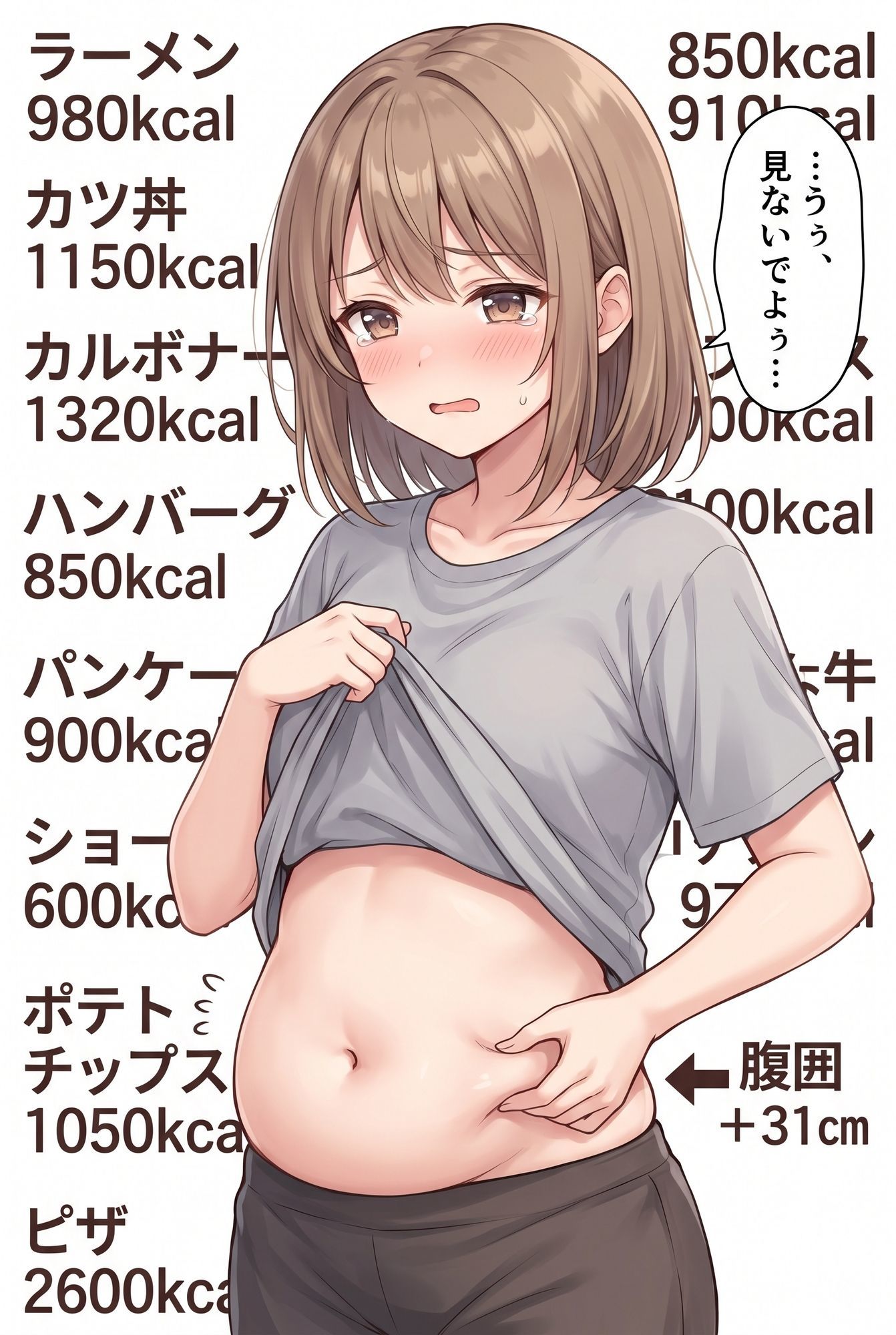 太らせぽっちゃり少女CG 【04】 サンプル7ページ目