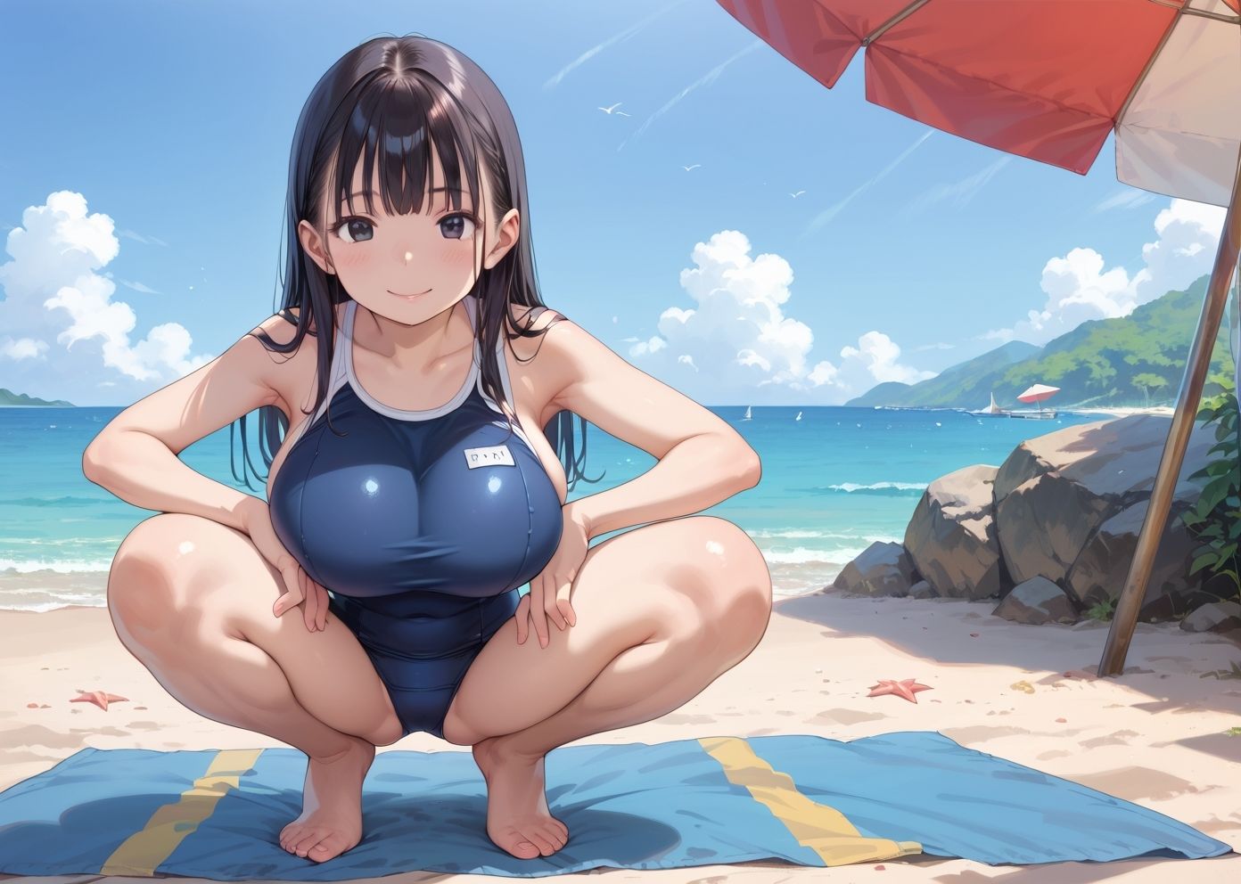 スク水えちえち委員長。CG画像集4 サンプル2ページ目