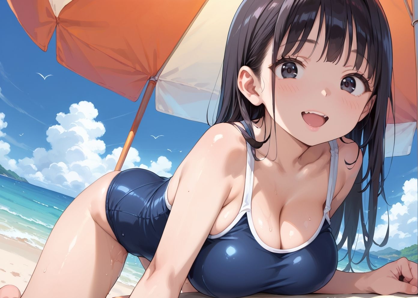 スク水えちえち委員長。CG画像集4 サンプル5ページ目