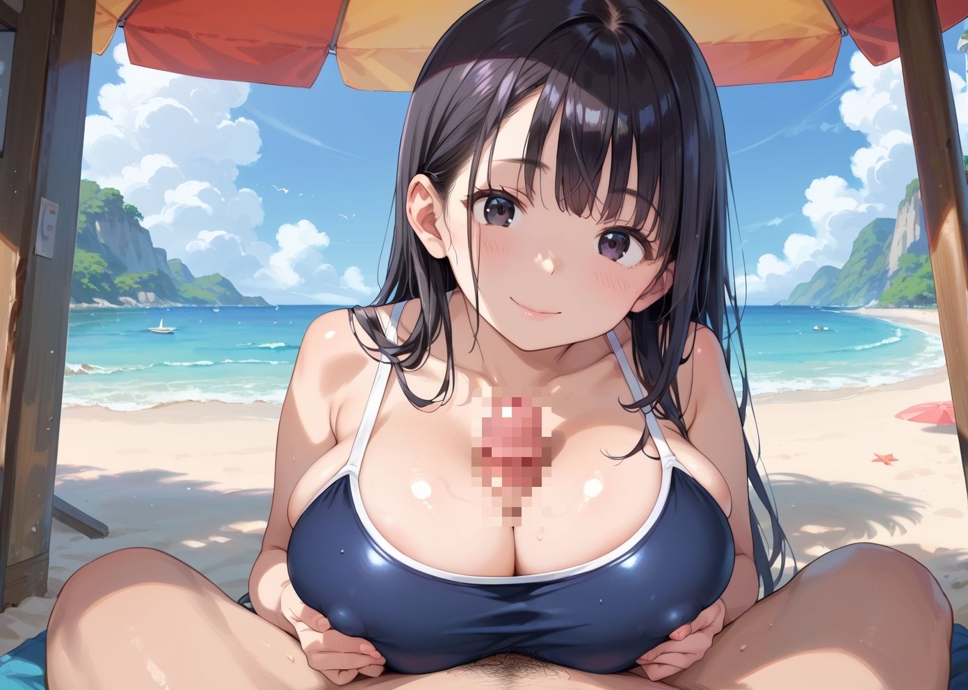 スク水えちえち委員長。CG画像集5 サンプル4ページ目