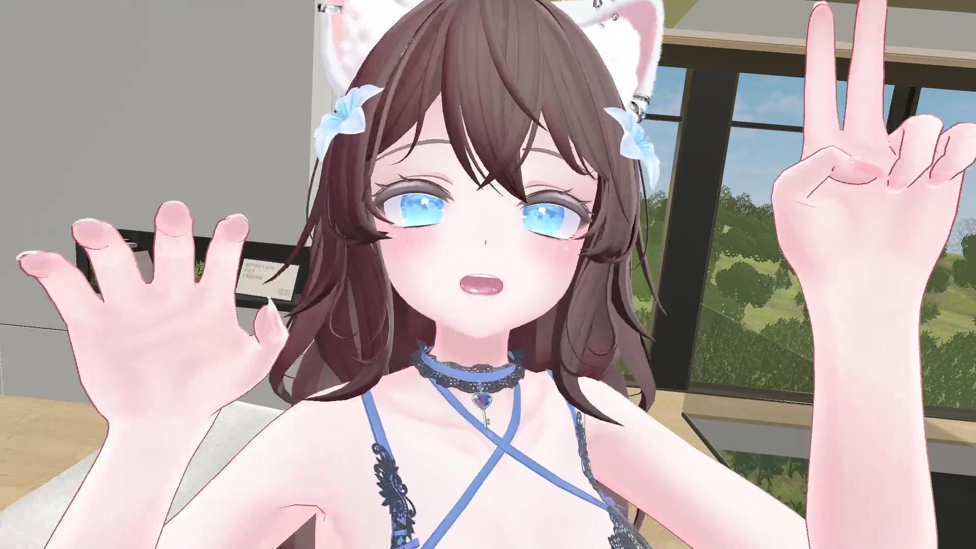 しれっと配信。連動おひるのちゅーにゃんまろ井栗まろん サンプル5ページ目