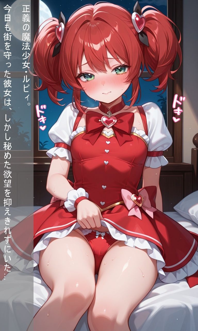 触手に堕ちた赤い髪の魔法少女 〜正義の終わりと快楽の始まり〜 サンプル1ページ目