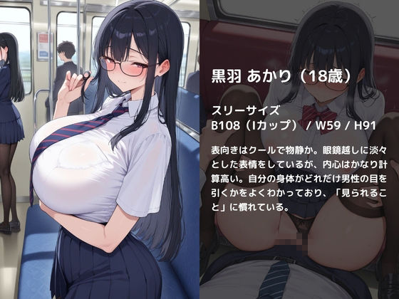 女子校生が乗ってしまった通勤電車の男達が全員痴●だったら サンプル2ページ目