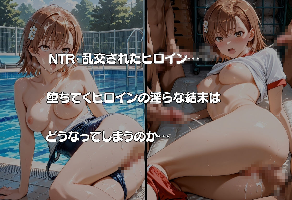 御坂◯琴が彼氏と甘エッチ直後、教師NTR中出しされ学園肉便器に堕ちた サンプル8ページ目