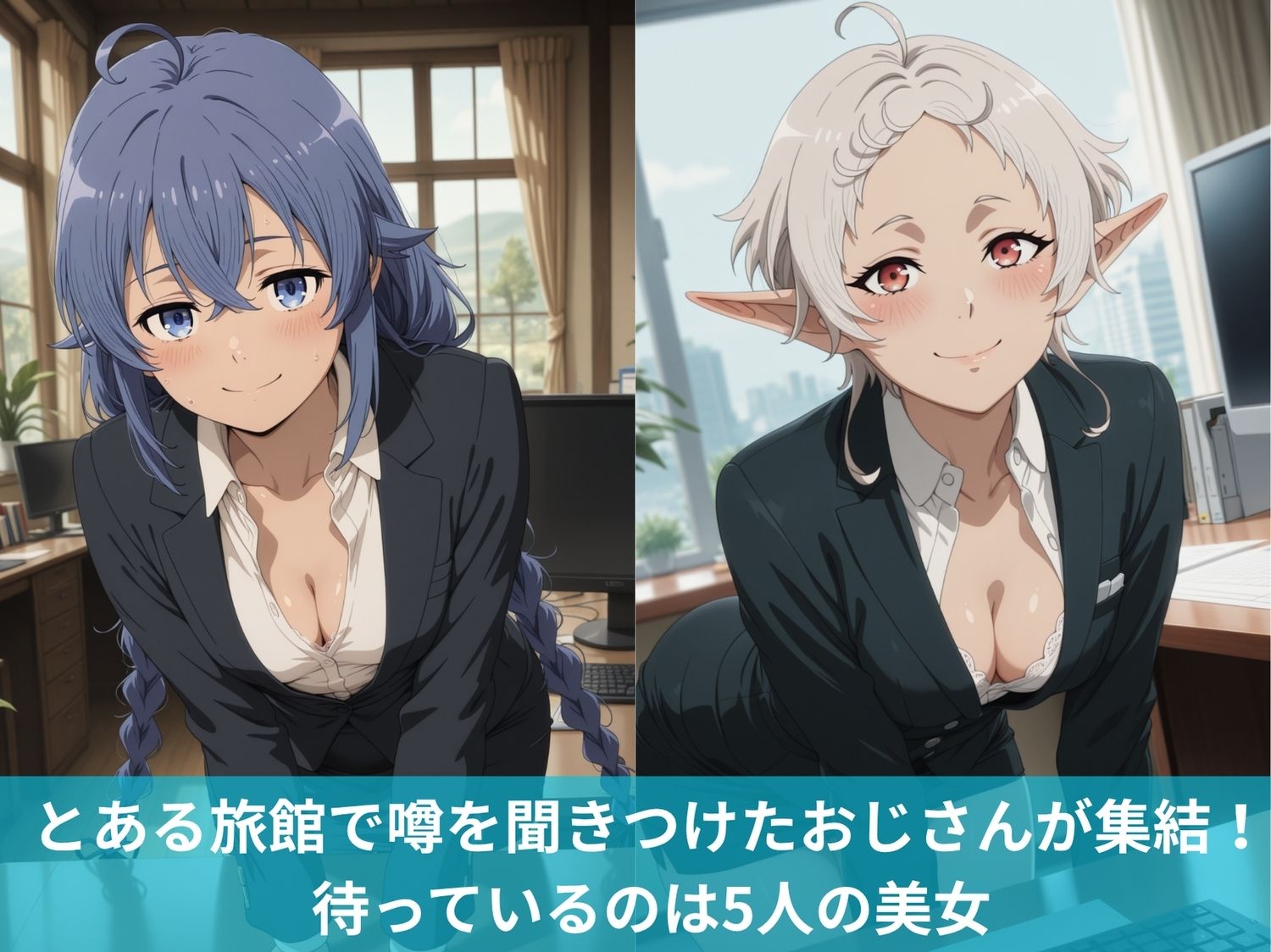 無●転生 〜異●界行ったら本気だす〜の娘とハーレム旅館 サンプル1ページ目