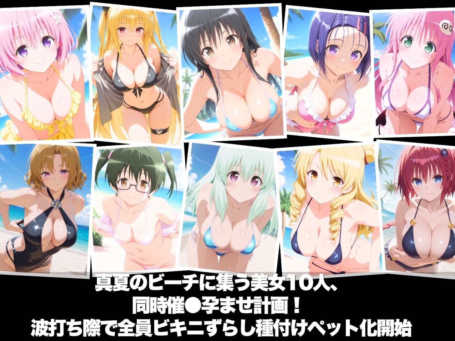 真夏の海辺で堕ちて 〜おじさんの虜になって妊娠するまで〜 ToL●VEる編 サンプル1ページ目