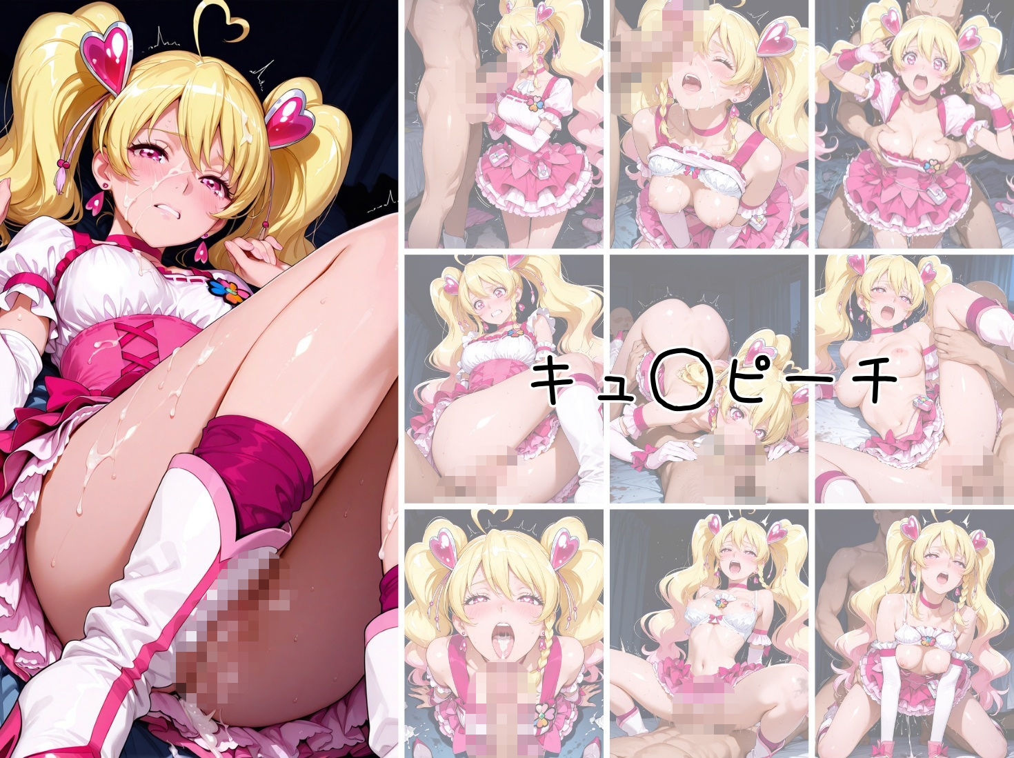 プ〇キュア拘束 敗北ファイル フ〇ッシュプ〇キュア編（キュ〇ベリー キュ〇ピーチ キュ〇パッション キュ〇パイン） サンプル3ページ目