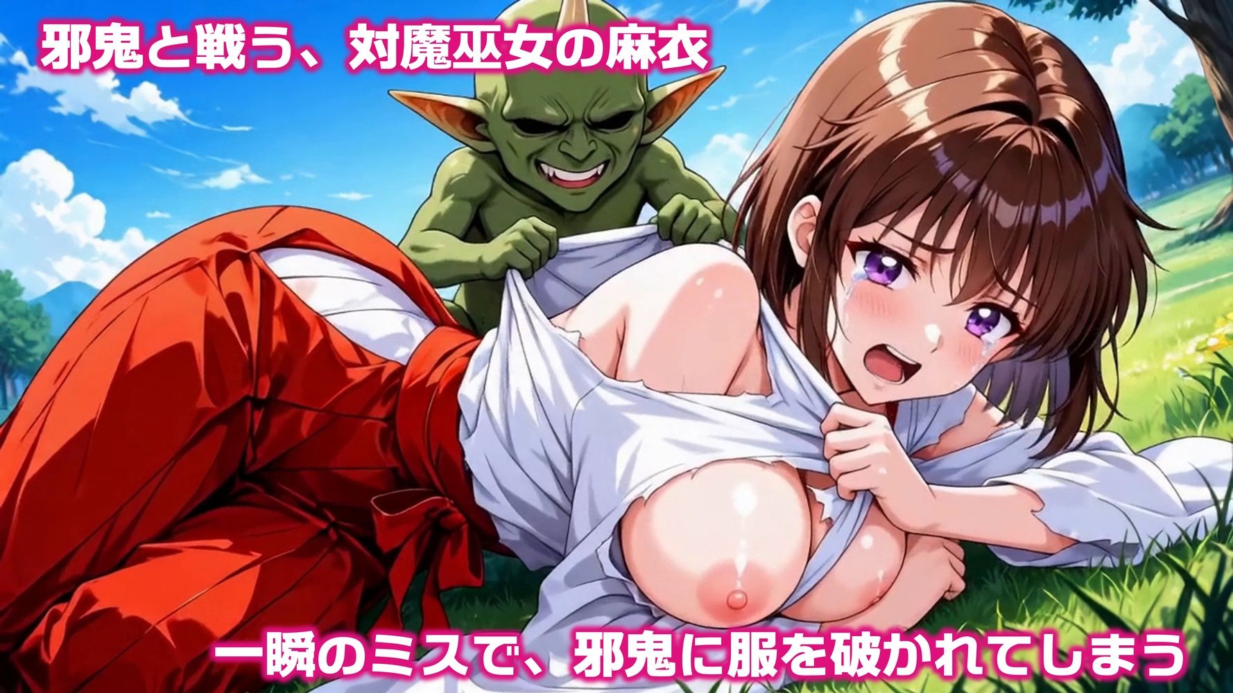 対魔巫女  亜衣＆麻衣  1話 サンプル2ページ目