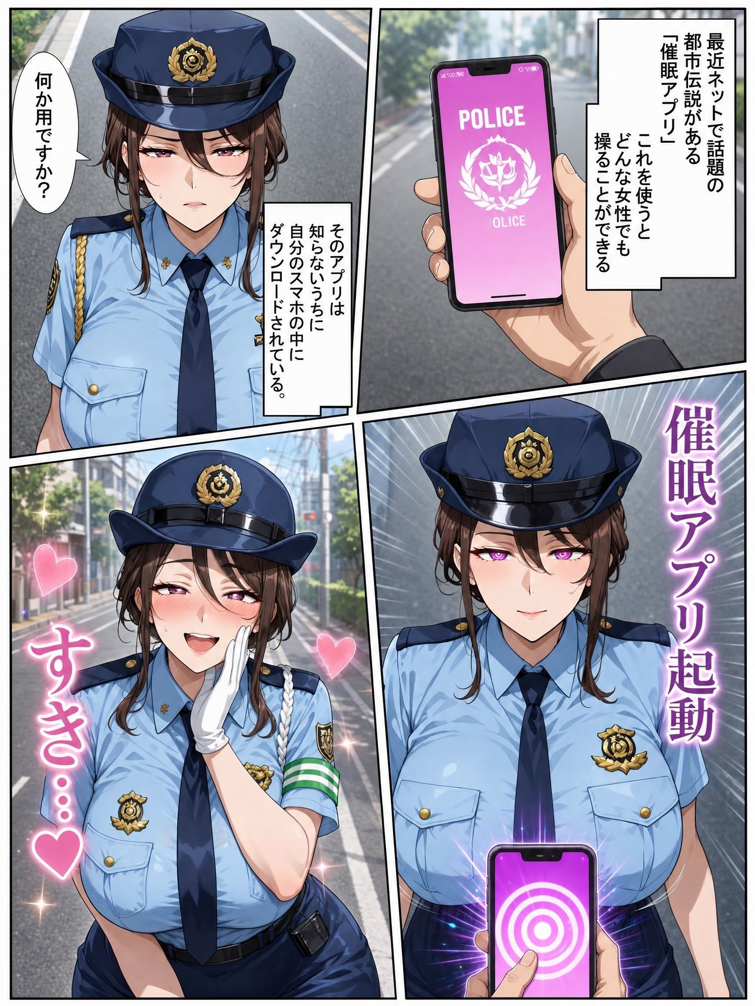 催●無双〜催●アプリの力でどんな女性も操り放題〜 サンプル1ページ目