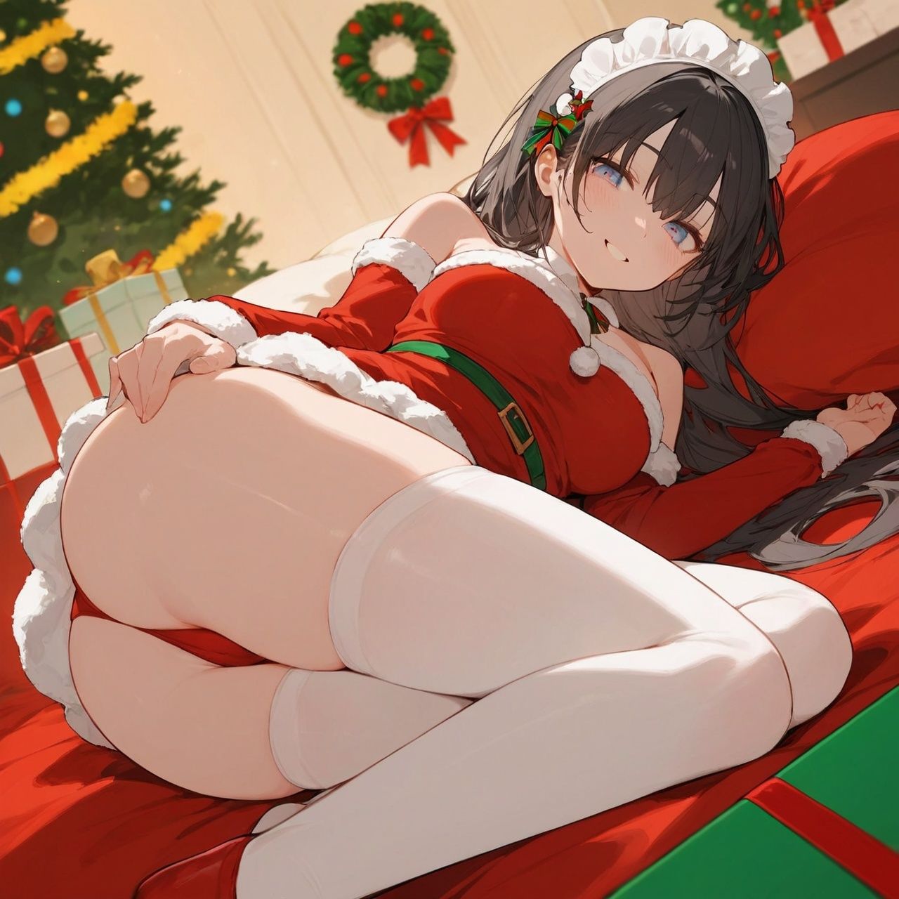 頼んだら下着を見せてくれるメイドさん サンプル4ページ目