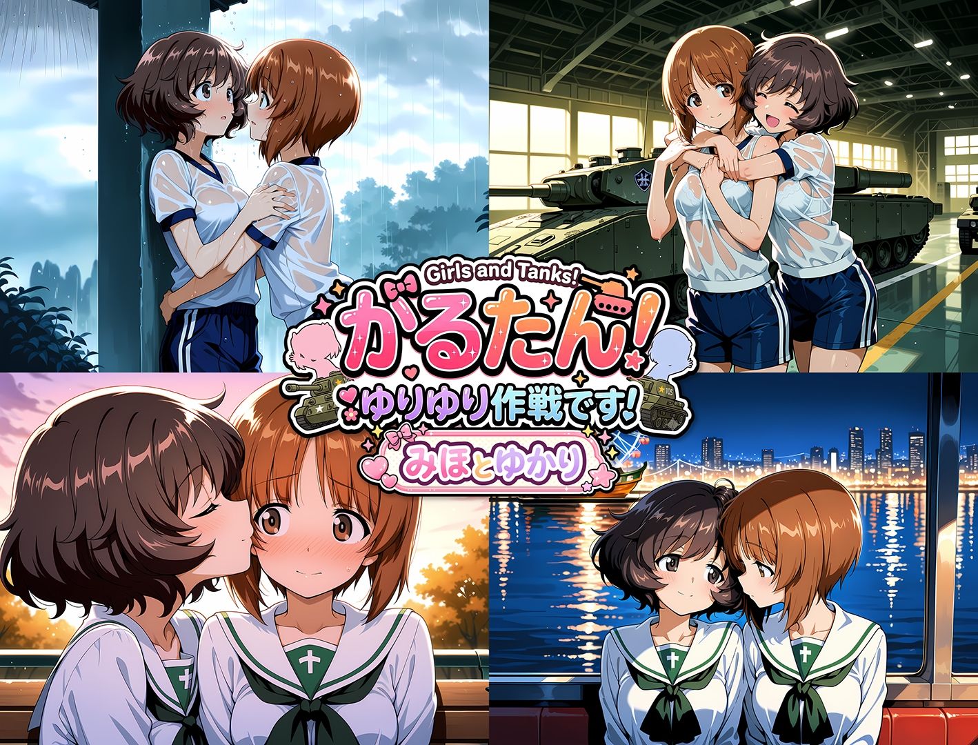 がるたん！ゆりゆり作戦です！-みほとゆかり- サンプル3ページ目