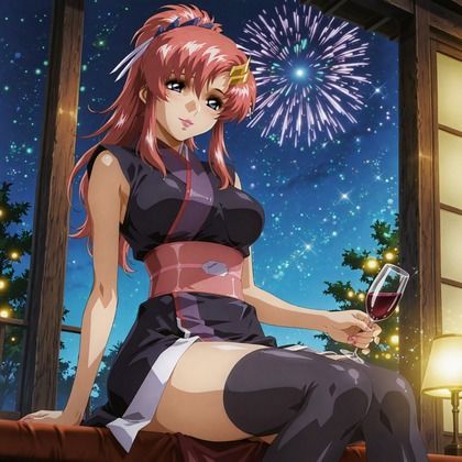 ラクス・〇ラインとキラ・〇マトのプライベートの夜デート サンプル1ページ目