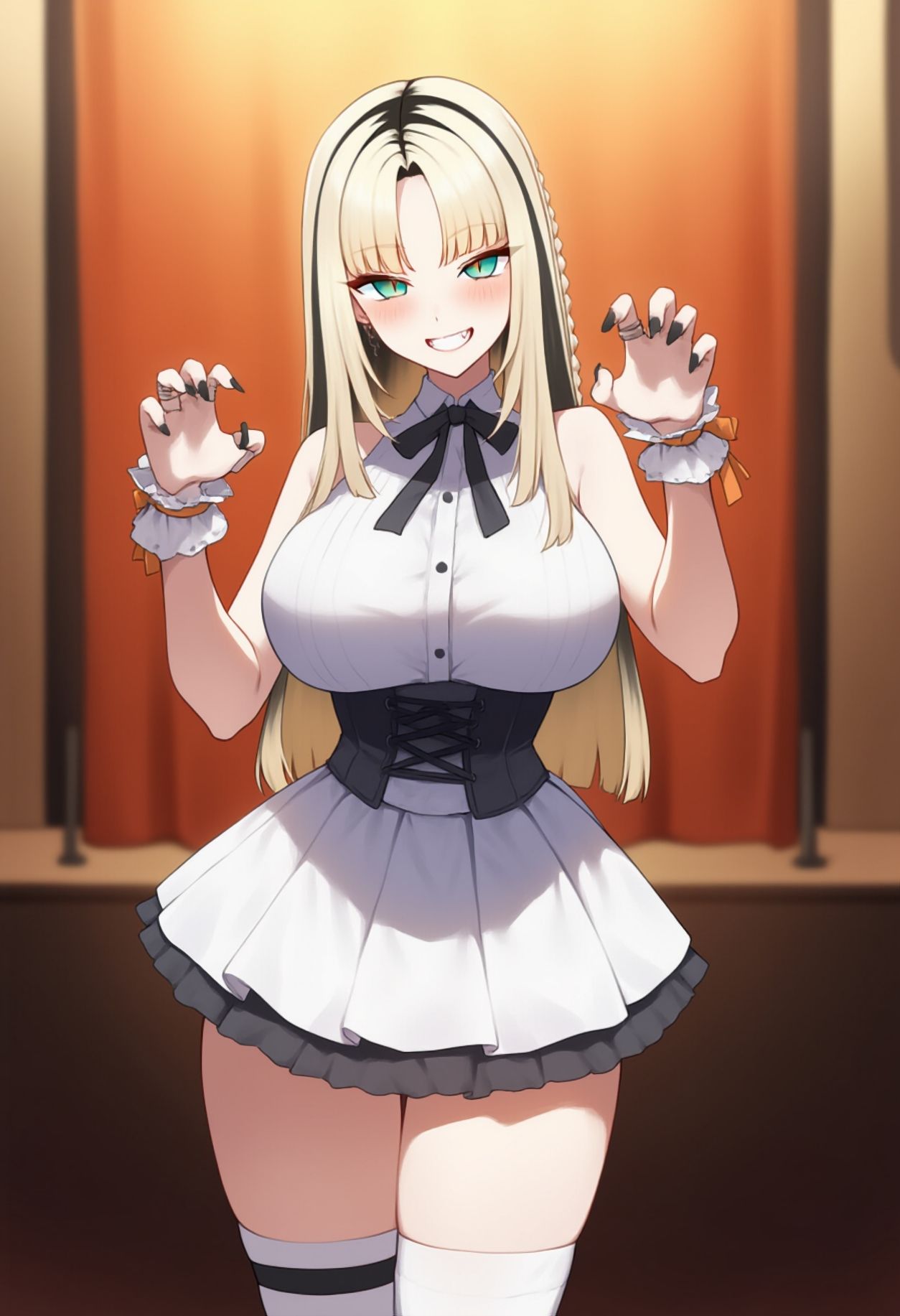 【買い切り版】バーチャル衣装故障で羞恥ニコ（English translation included） サンプル1ページ目