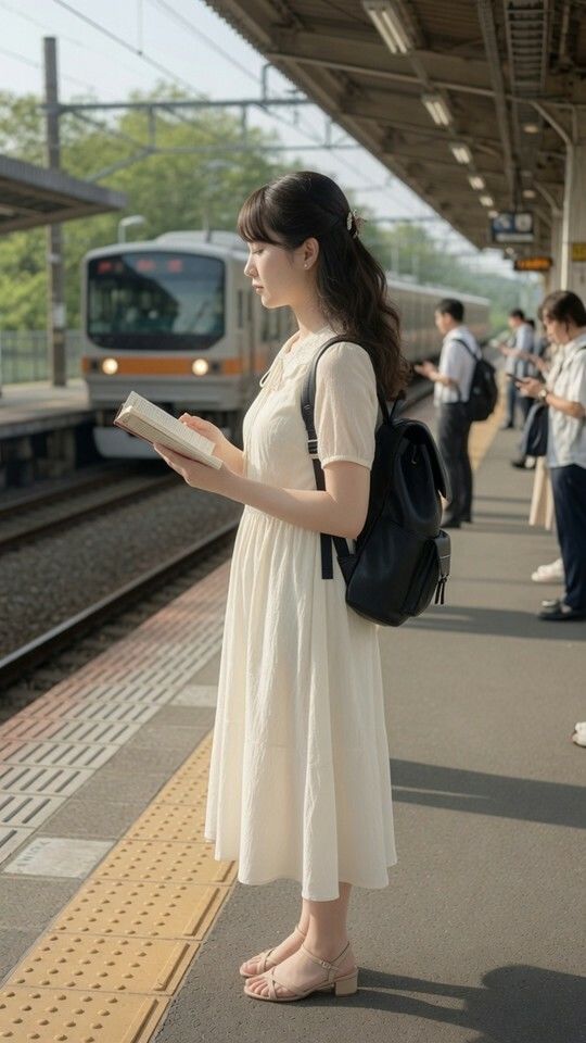 【逆さ撮り】お嬢様育ちの女子大生、月曜〜金曜の通学電車パンチラ記録 〜SNSの清楚な彼女が知らない秘密〜 サンプル3ページ目