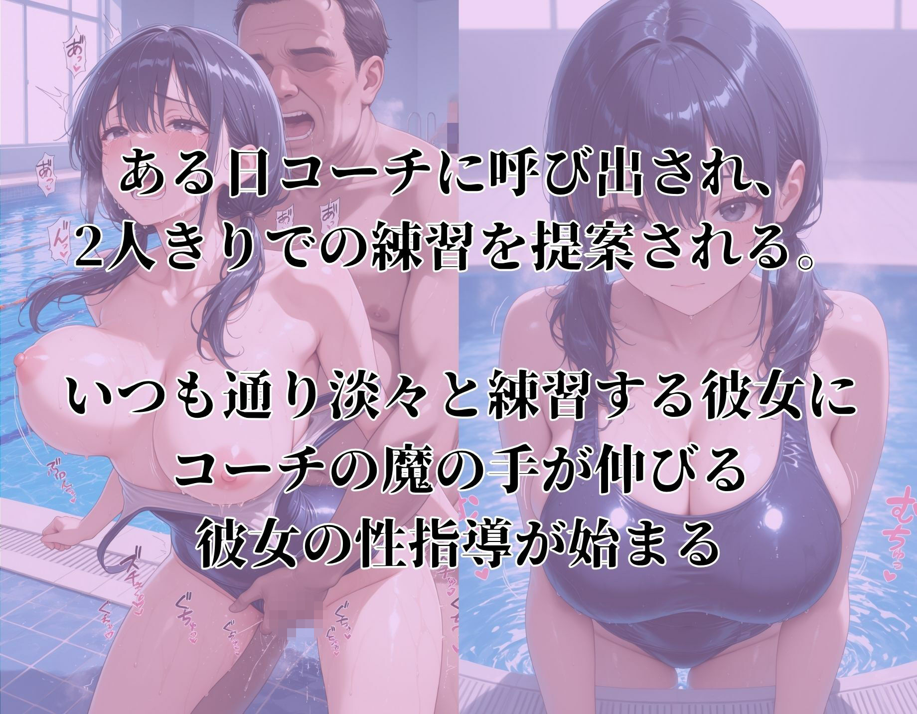 女子校生、教師の性指導〜真面目なスク水女子部員を調教し快楽堕ちさせて好き放題する〜 サンプル2ページ目