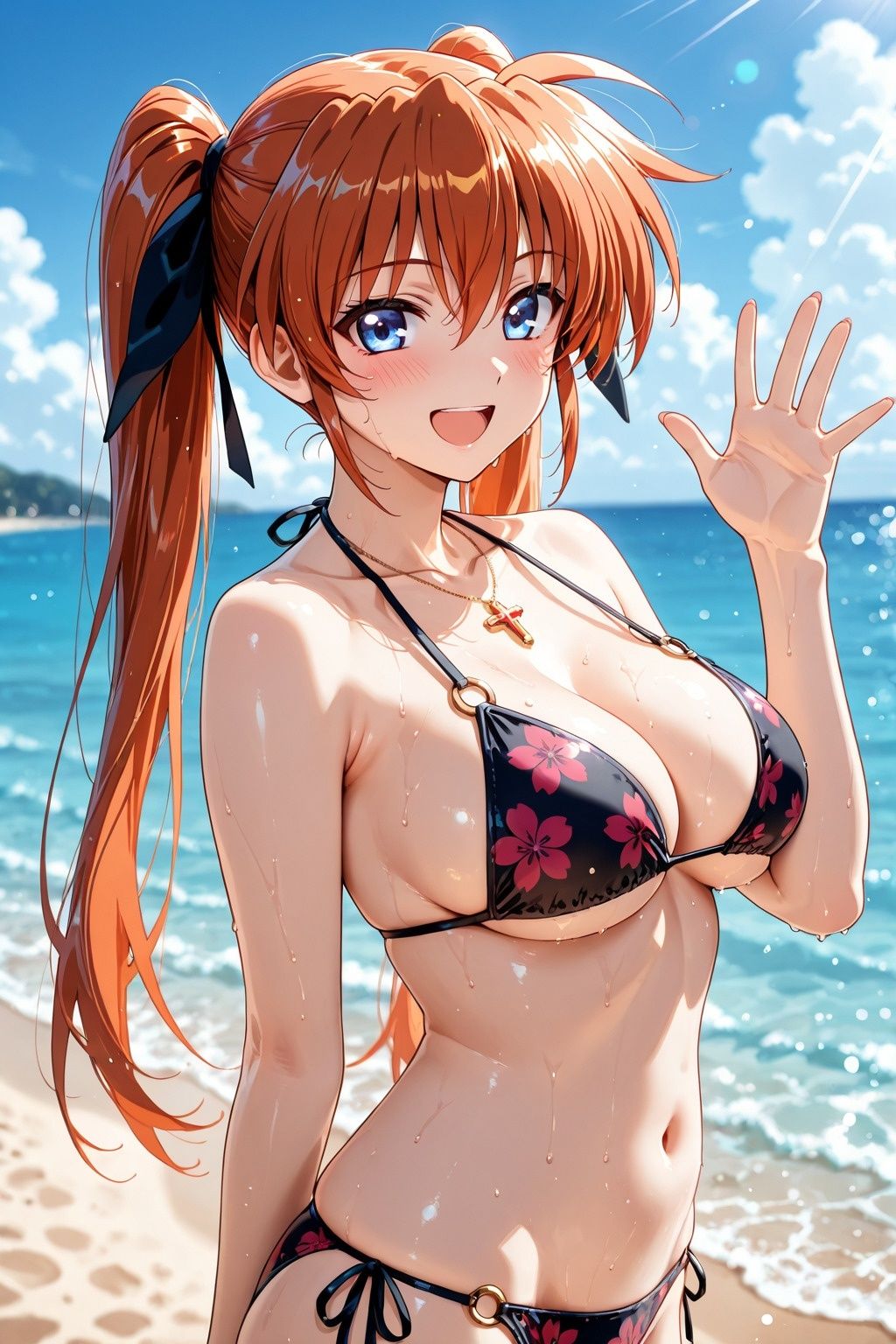 露出詰め合わせ 〜野外で人目を気にせず晒す女たち〜 魔〇少女リリカルなのは 3 サンプル6ページ目