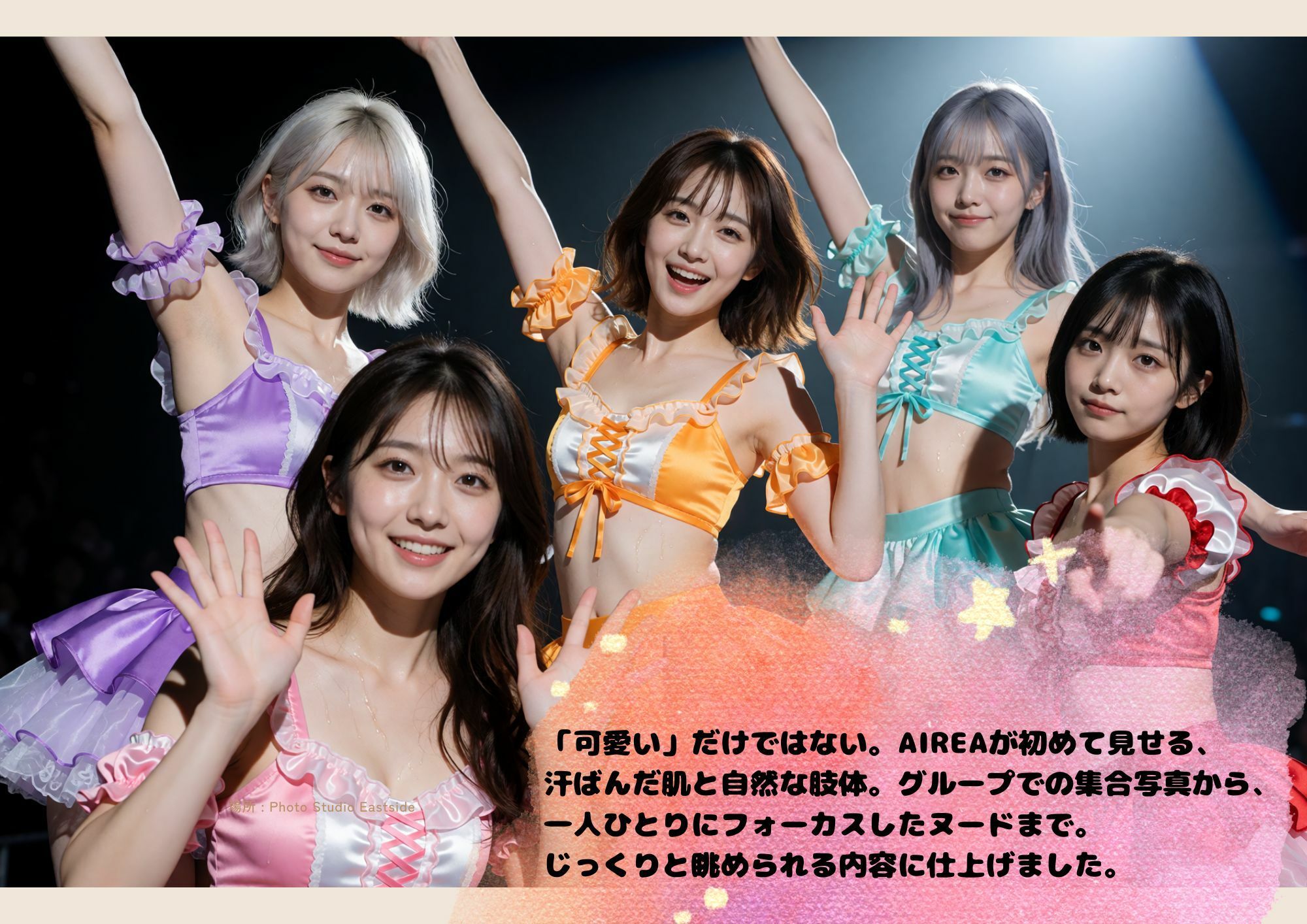 AIREA Debut Photo book -5人のアイドルのちょっとエッチな初めてのグラビア- サンプル7ページ目