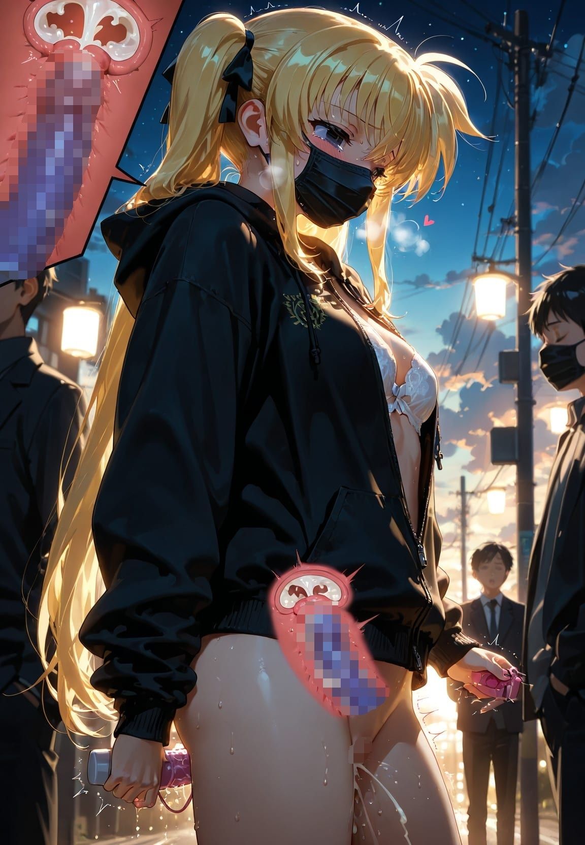 みんなの前で晒し者 （はーと） 野外露出全部盛り 魔〇少女リリカルなのは  2 サンプル4ページ目