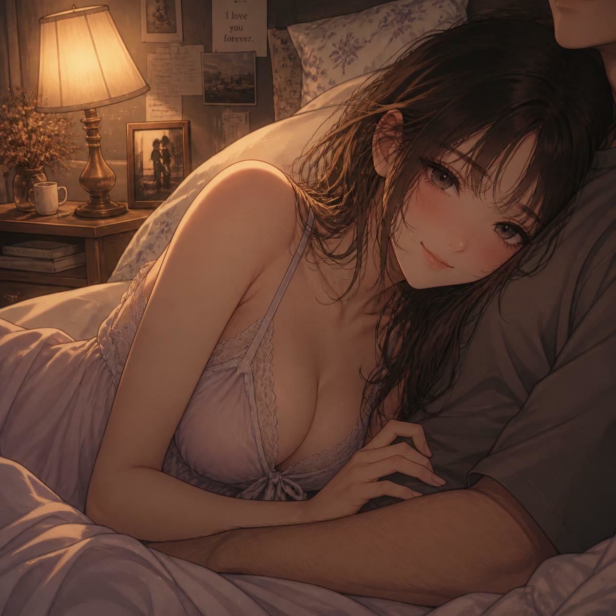 静かな夜、あなたの隣で 〜ノスタルジック・ナイト〜 サンプル1ページ目