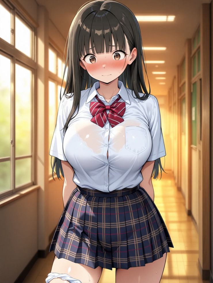 性処理爆乳女子校生に種付け サンプル1ページ目