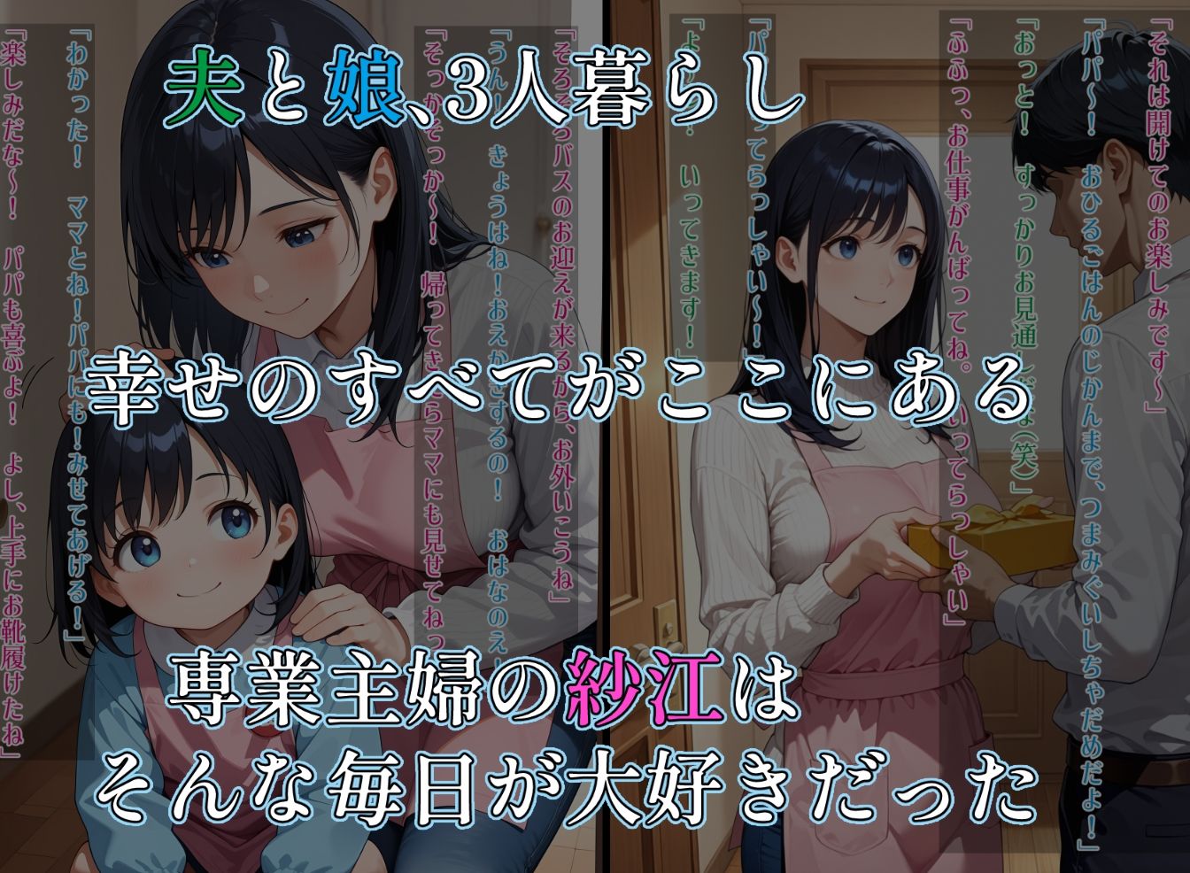 こんなはずじゃなかった…子持ち人妻の快楽雌堕ち前編 サンプル2ページ目