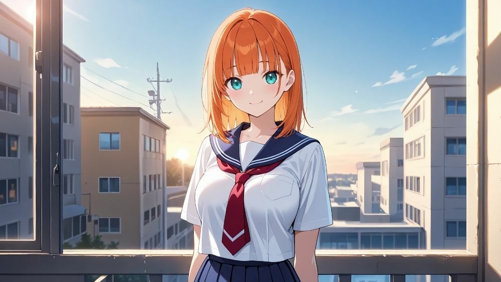 爆乳オレンジ黒髪水泳部が新人コーチと個別レッスン契約【4K】 サンプル2ページ目