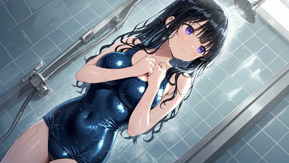 爆乳オレンジ黒髪水泳部が新人コーチと個別レッスン契約【4K】 サンプル7ページ目