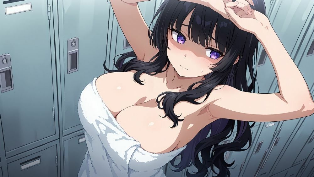 爆乳オレンジ黒髪水泳部が新人コーチと個別レッスン契約【4K】 サンプル9ページ目