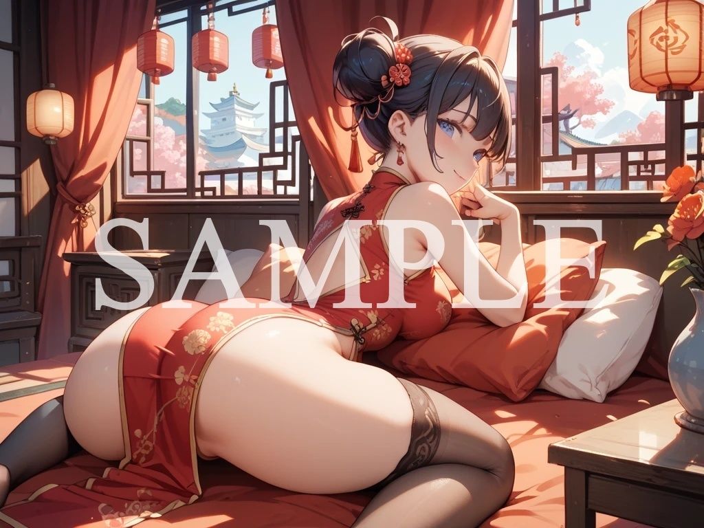 【豪華500枚セット】Cheongsam サンプル1ページ目