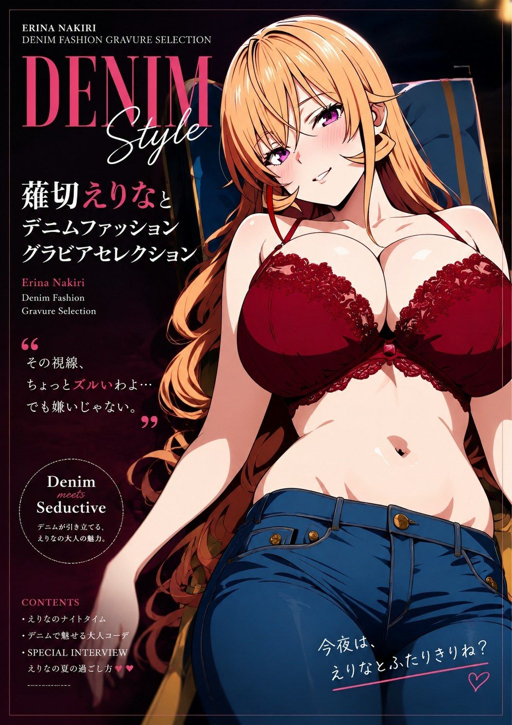 薙切えりなデニムファッショングラビアセレクション サンプル8ページ目