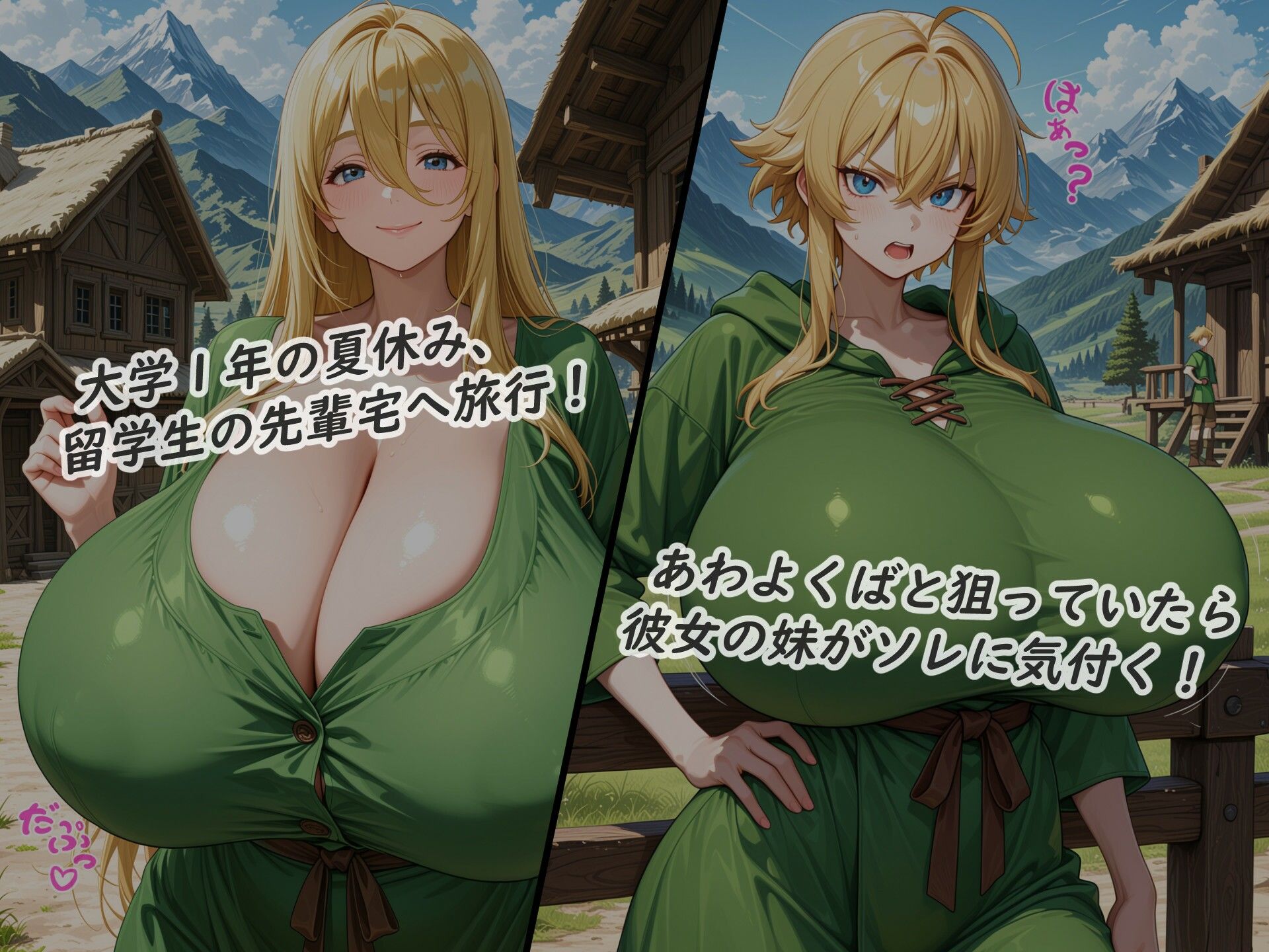 イラストノベル『亡者の溢れる世界で美女姉妹は性家畜に堕ちる』 サンプル1ページ目