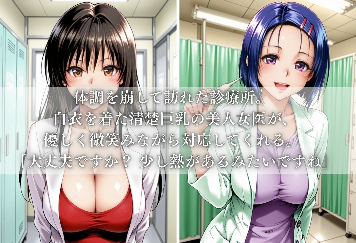 巨乳の美人女医を診察室で孕ませた話〜Vol.1〜 サンプル1ページ目
