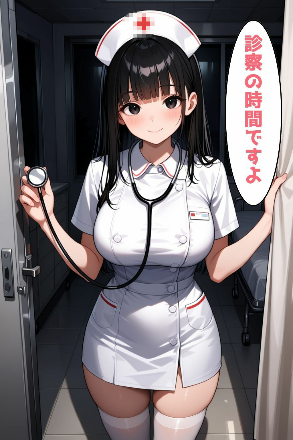 中出し大好き夜勤ナースが院長にバレて内緒にしてほしいと股を開いたら本気スイッチが入って壊されるまで犯●れた話 サンプル6ページ目