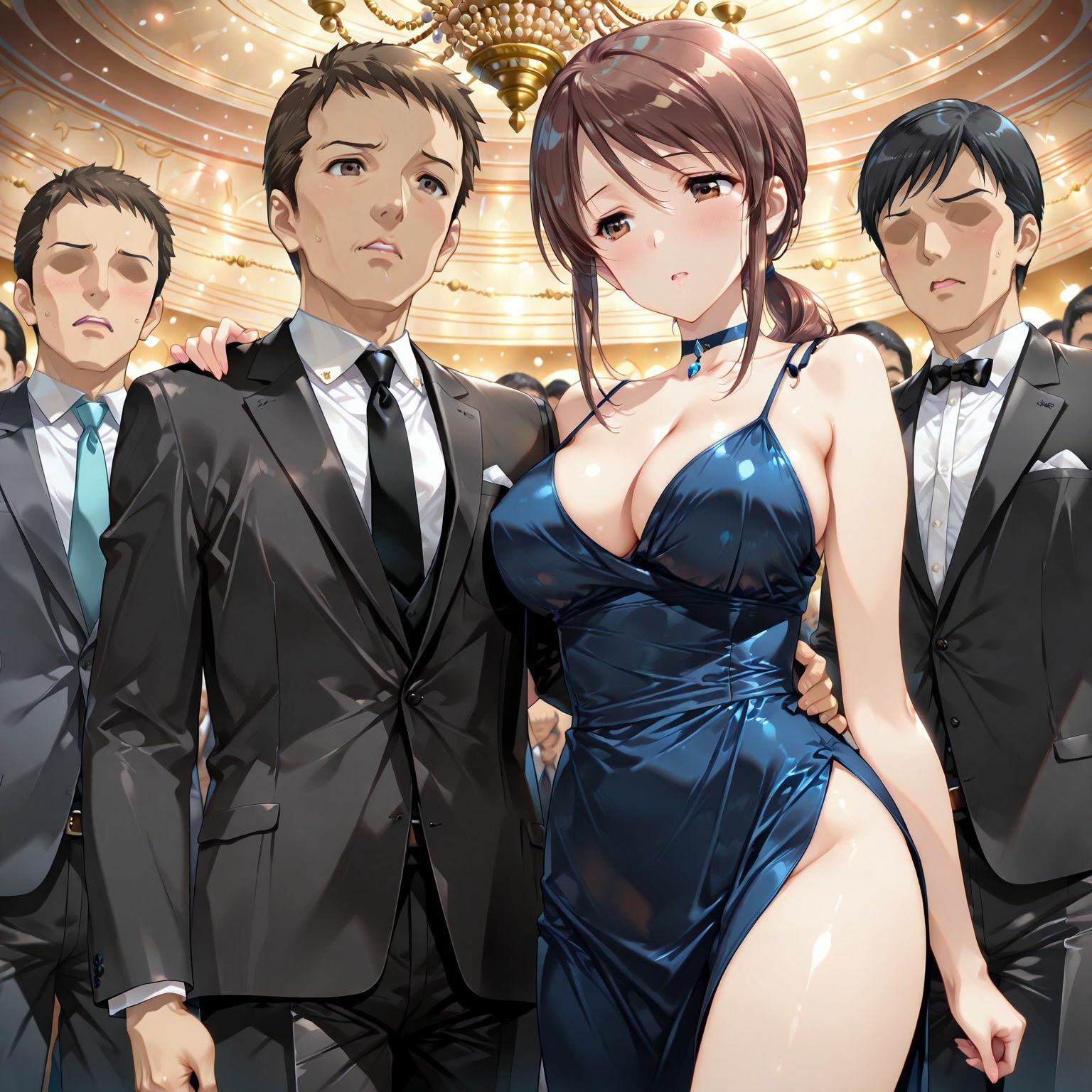 パーティー会場で犯●れた女性 サンプル1ページ目