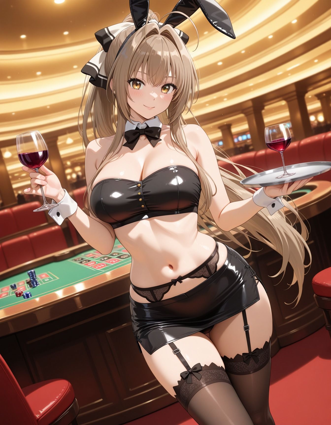 キモデブ達に犯●れたバニーガール サンプル1ページ目