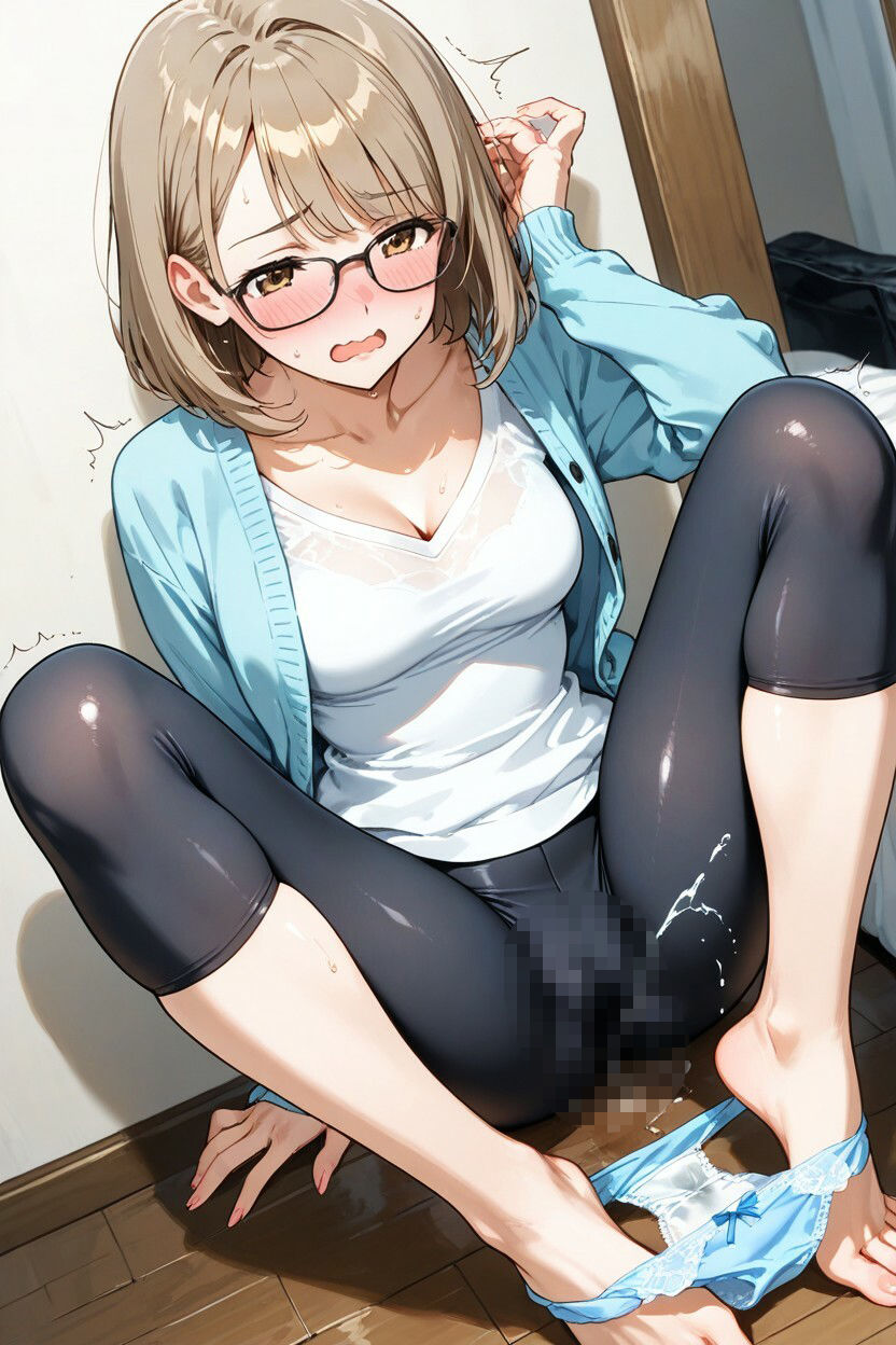 【200枚＋PDF】「……真面目なところ、見て欲しかったのかな……っ？」 ── 知的な眼鏡美女の段階的ストーリー露出・完全保存版200枚パック サンプル3ページ目