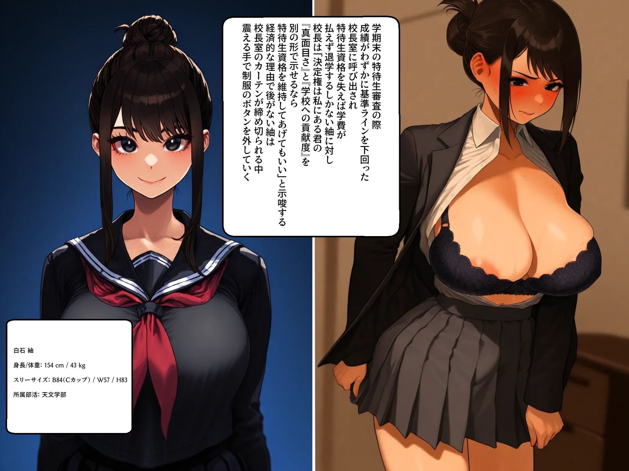 校長の秘密のコレクション サンプル2ページ目