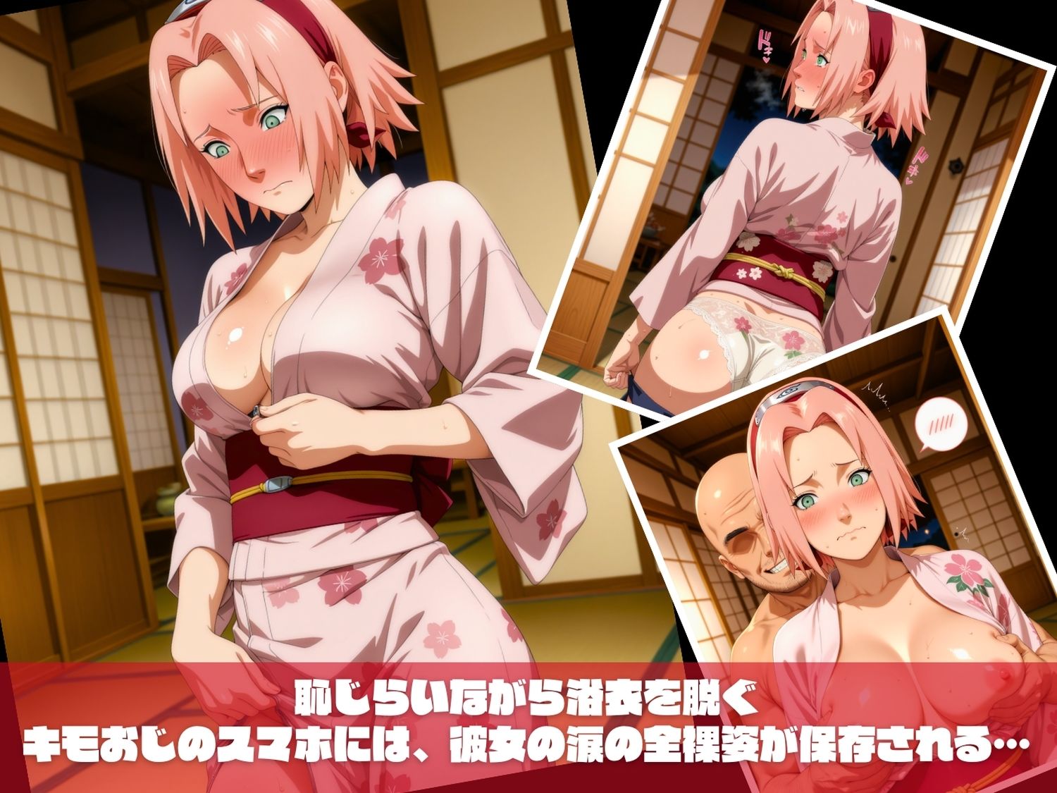 キモおじの温泉征服記 N●RUTO編 サンプル3ページ目