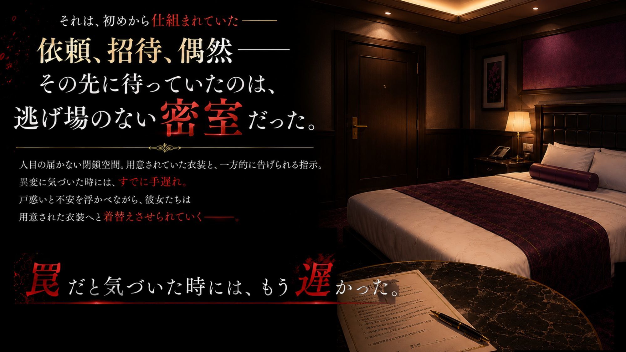 『ハメられた彼女たちの密室』 〜ごちうさ編〜 file.1 サンプル1ページ目