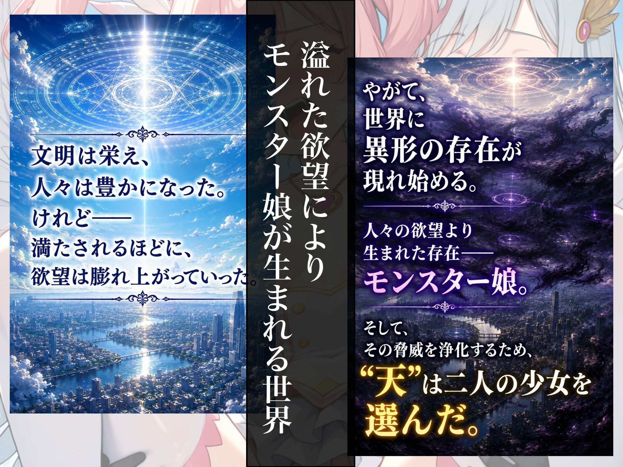 HEAVEN’S MISSION -魔を祓う少女たち- サンプル1ページ目