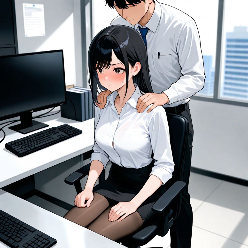 女性社員にマッサージできる権利Vol.1 サンプル1ページ目