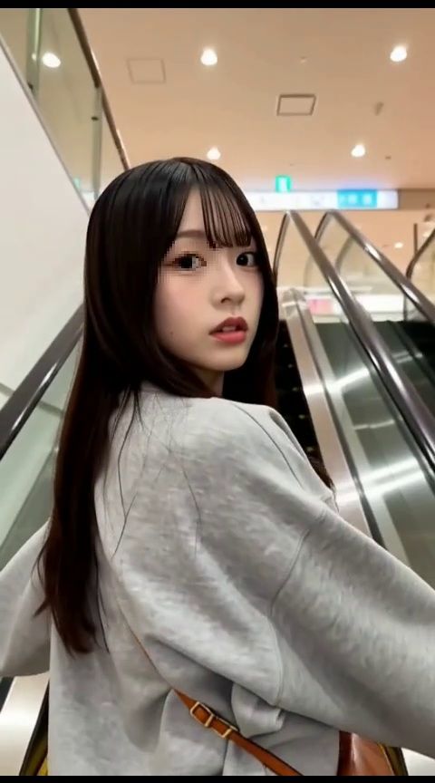 ［AI動画・スマホ特化］ エスカレータで見かけた可愛い子…やることやってるんだ… サンプル6ページ目